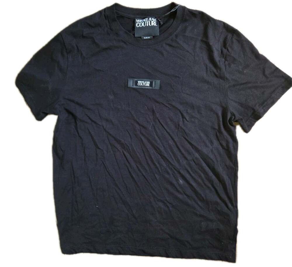 Versace Jeans Couture cotton t-shirt Sz Med DAMAGED Slim